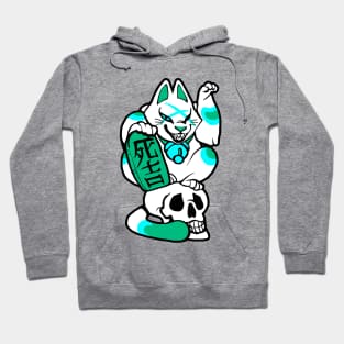 Dead Lucky - Teal Hoodie